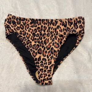 Leopard Print Bikini Bottoms